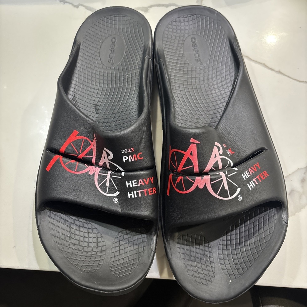 oofos mens 14 sandals